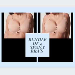 💐SPANX 2 Pack Low profile Minimizer Bra - Champagne beige